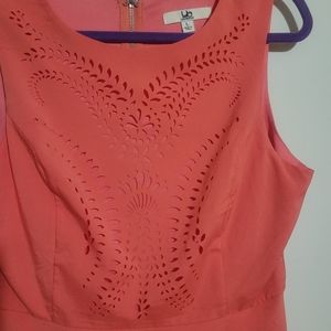YA Los Angeles, coral A-line dress, size L